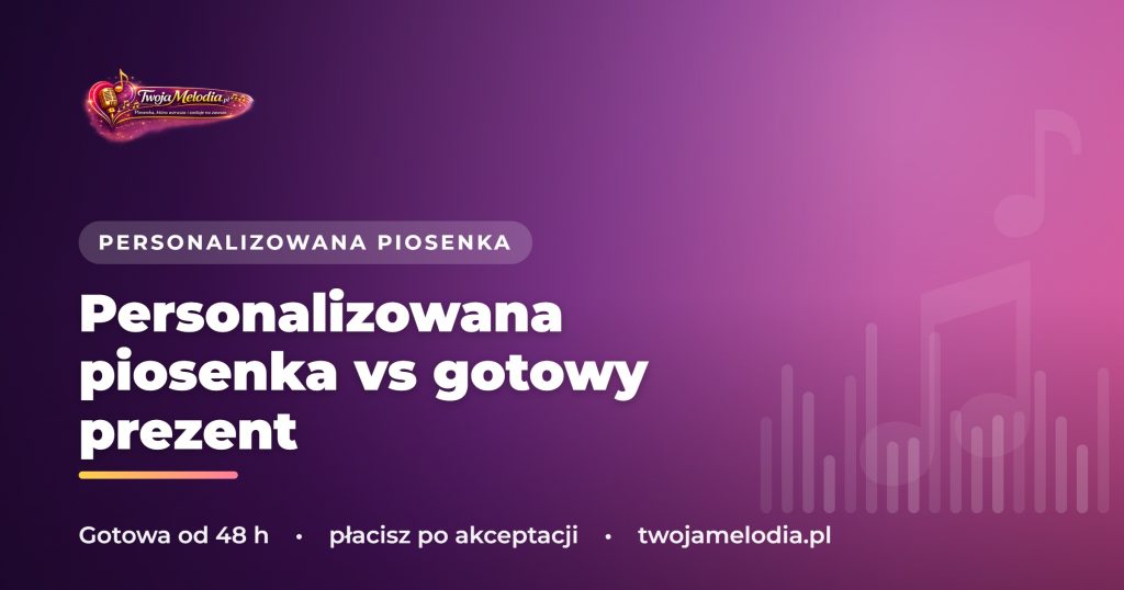 Personalizowana piosenka vs gotowy prezent - co lepiej działa? (z liczbami)