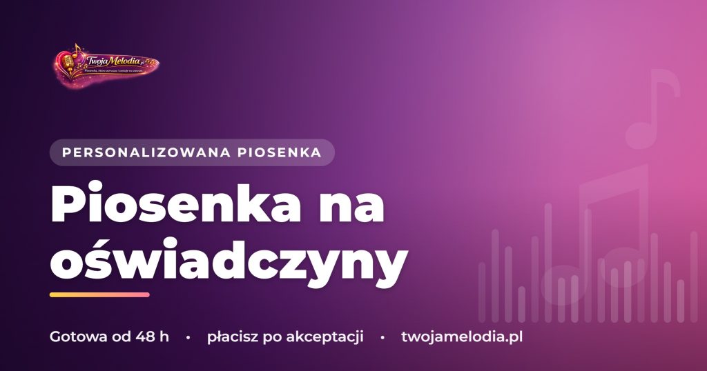 Piosenka na oświadczyny - zadaj to jedno pytanie tak, jak nikt inny
